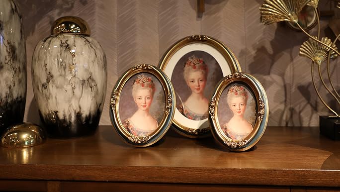 Amazon.com - SYLVIA'S SHOP Oval Frame 5x7 Vintage Picture